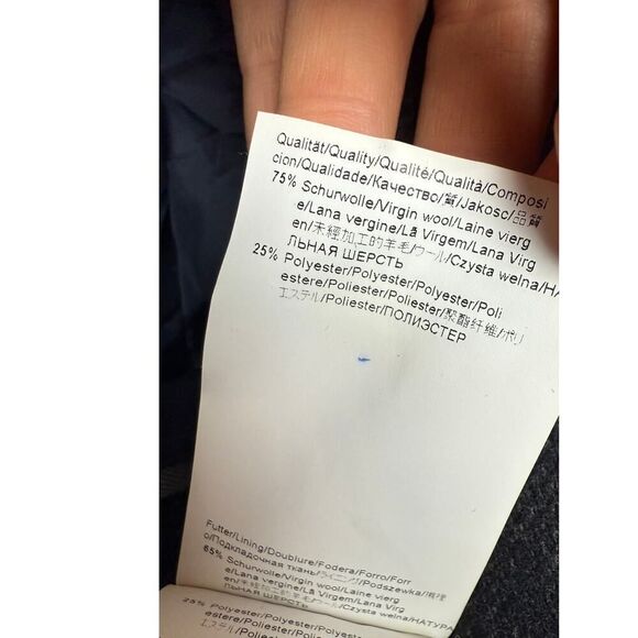 BOSS Hugo Boss Grey Car Coat Men's Sz. 38R - Picture 9 of 10